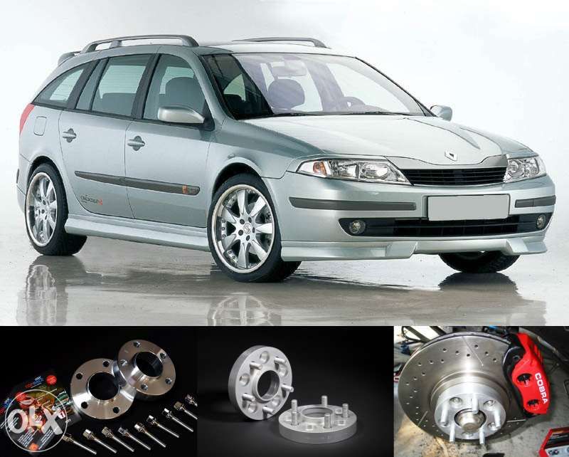 DYSTANSE +ŚRUBY do poszerzenia osi RENAULT LAGUNA SCENIC 10,15,20,25mm
