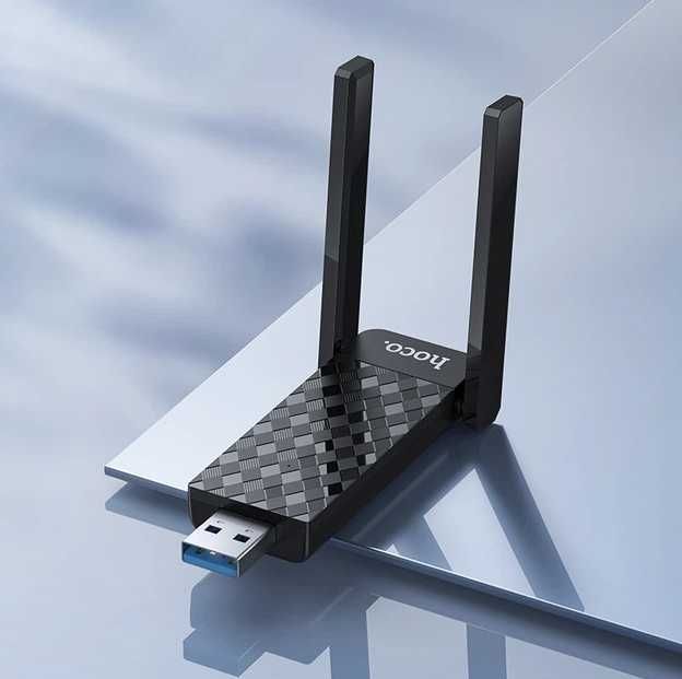 WiFi адаптер HOCO HI34 USB WiFi 6 дводіапазонний 2.4/5 GHz