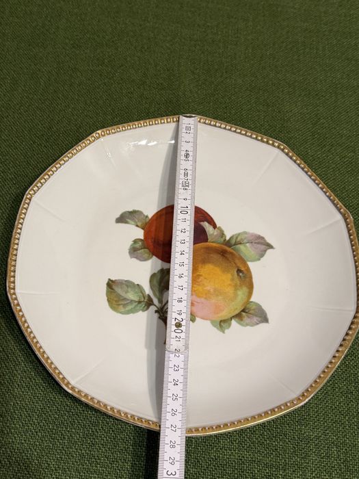 Duza patera porcelanowa w owoce