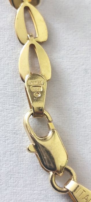 Łańcuszek złoto 14k (585) Nowy, 8g