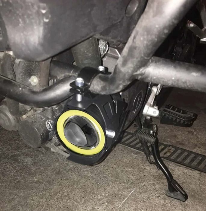 Авто мото туманки лінза   Фара на мотоцикл доп світло освіщення