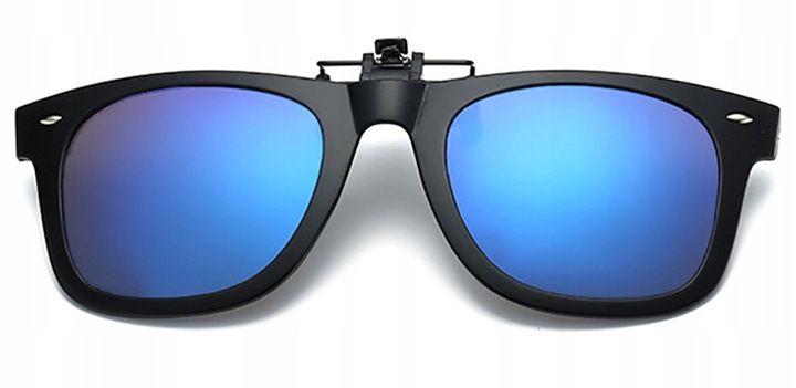 Nakładki Przeciwsłoneczne Uchylne Na Okulary Blue