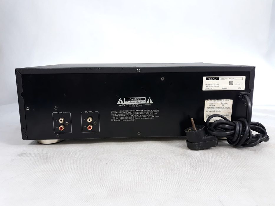 Teac v 3000 magnetofon Deck kaseta Japan 3 head CZYSZCZENIE
