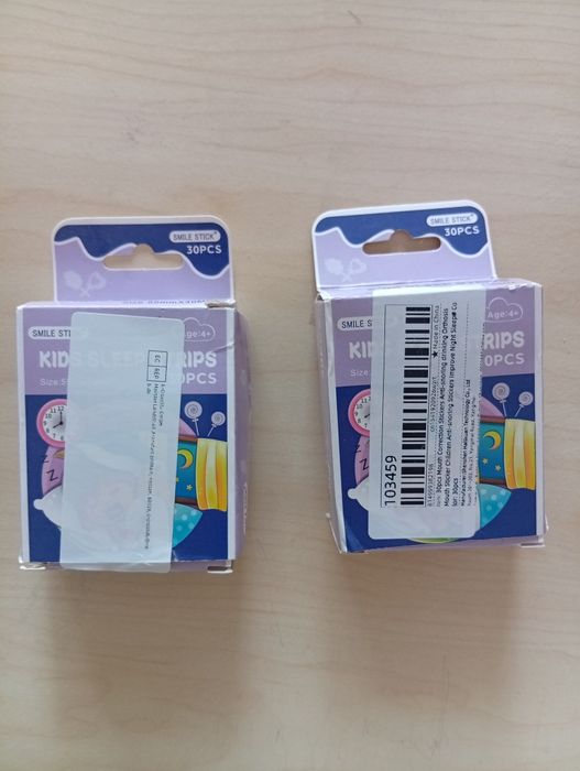 60 adesivos para boca anti-ronco criança