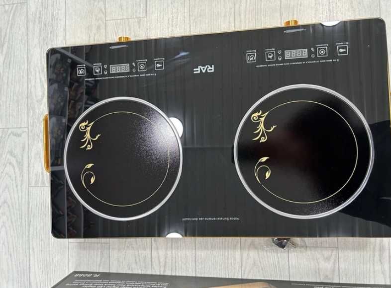 Электроплита  Инфракрасная плита электрическая на 2 конфорки сенсорная