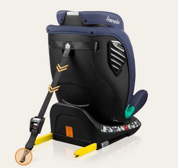 Fotelik samochodowy obracany Lionelo BASTIAAN i-Size ISOFIX 0-36 kg