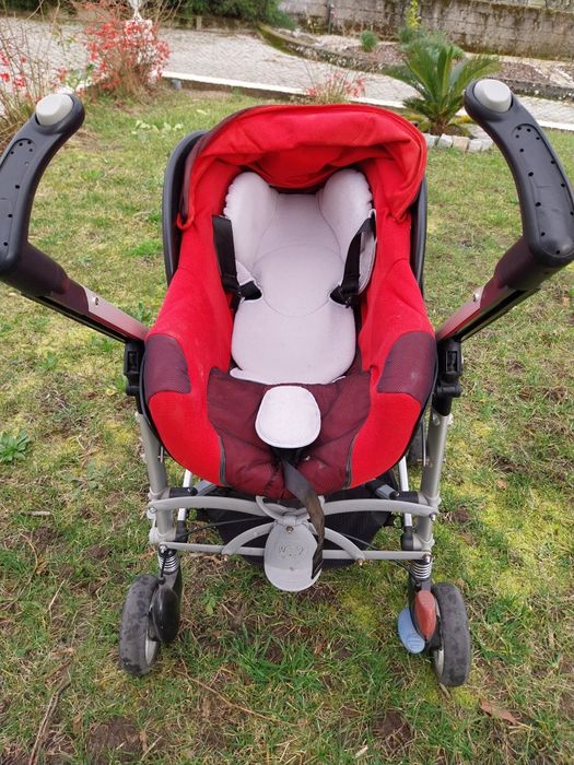 Trio de bebé com ovo e espreguiçadeira