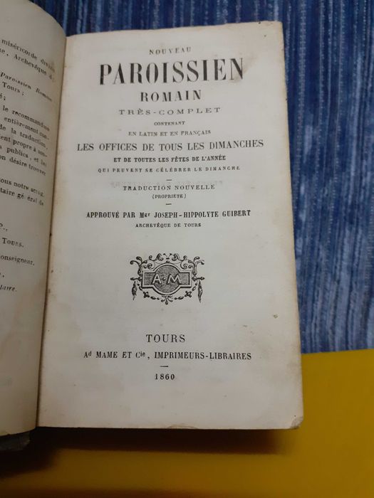 Paroissien Romain Tres - Complet