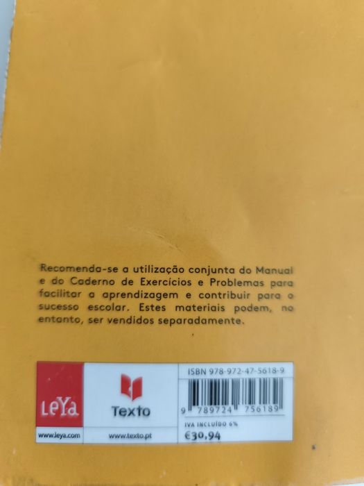 Manuais e CA de Química 10Q e Física 10F