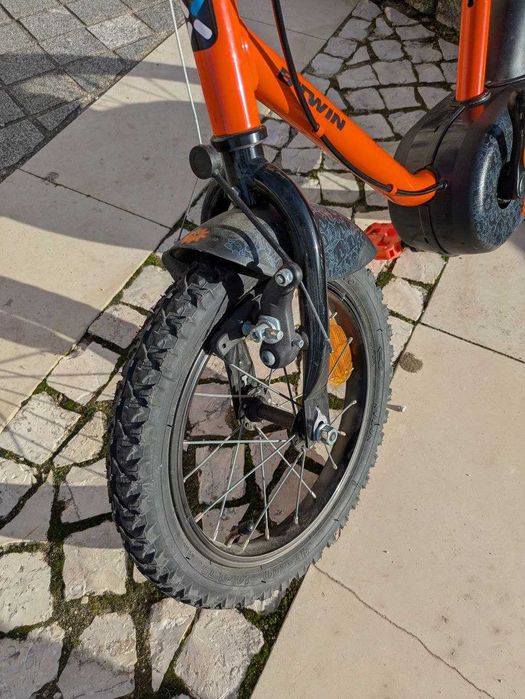 Bicicleta criança Decathlon 500 Robot Rodas 14