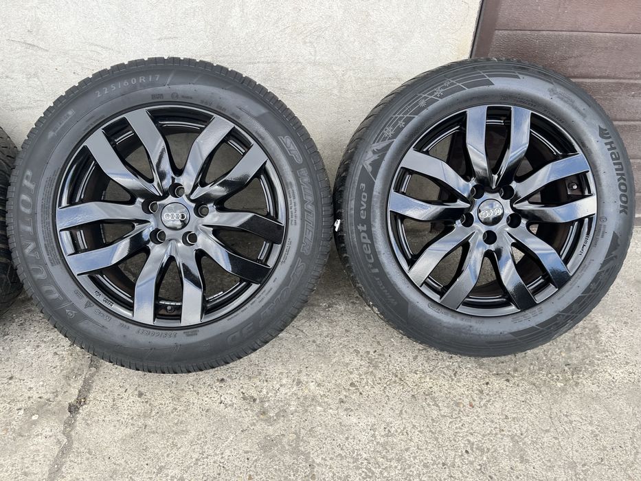 (282)Koła, Felgi 5x112 17 Audi a6, Tiguan, Czarne