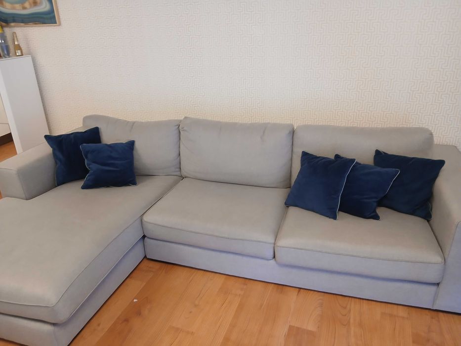 Sofá 4 lugares, com chaise longue