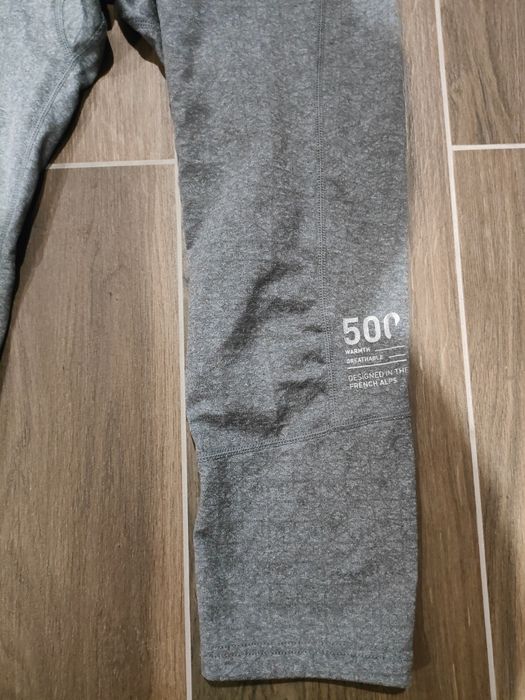 Legginsy spodnie ocieplane termiczne decathlon r. S