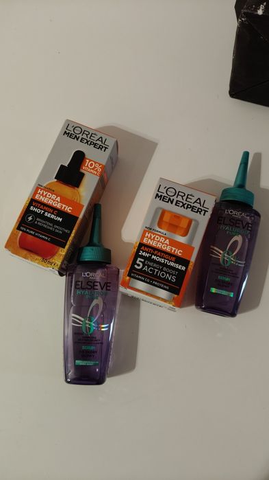 L'oreal Loreal Men Expert zestaw prezentowy serum krem do skóry twarzy