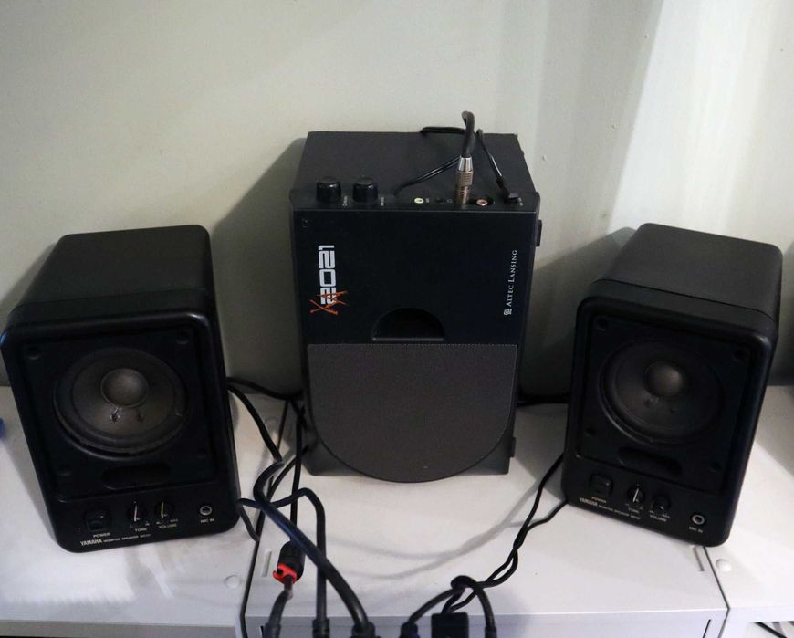 Monitory Studyjne Yamaha MS101 + Subwoofer Altec Lansing XA2021