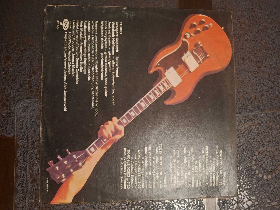 Płyta winylowa Turbo trzy różne komplet.