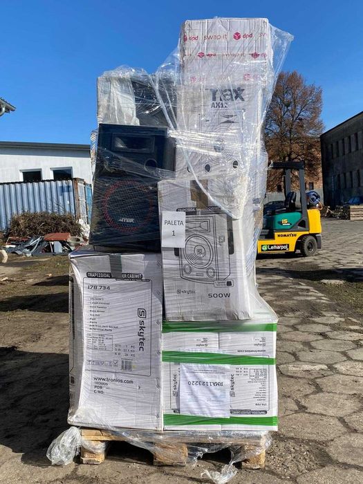 Sprzedam– MIX PALET KAT. A/B/C Sprzęt nagłośnieniowo-oświetleniowy