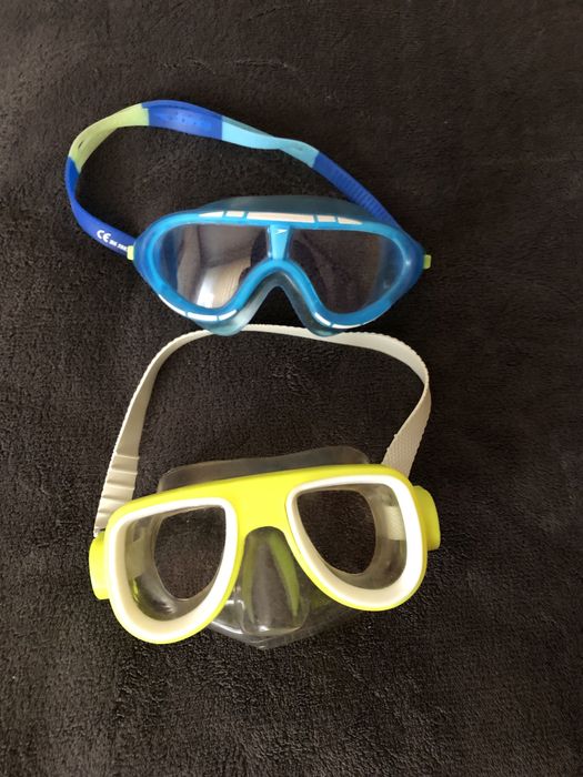Kask Decathlon, B’TWIN 52-56 cm. + okulary do pływania SPEEDO