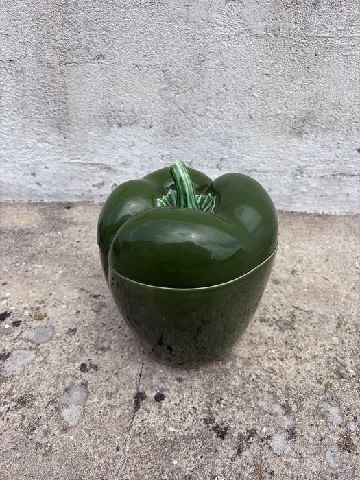 Caixa pequena verde Bordalo Pinheiro