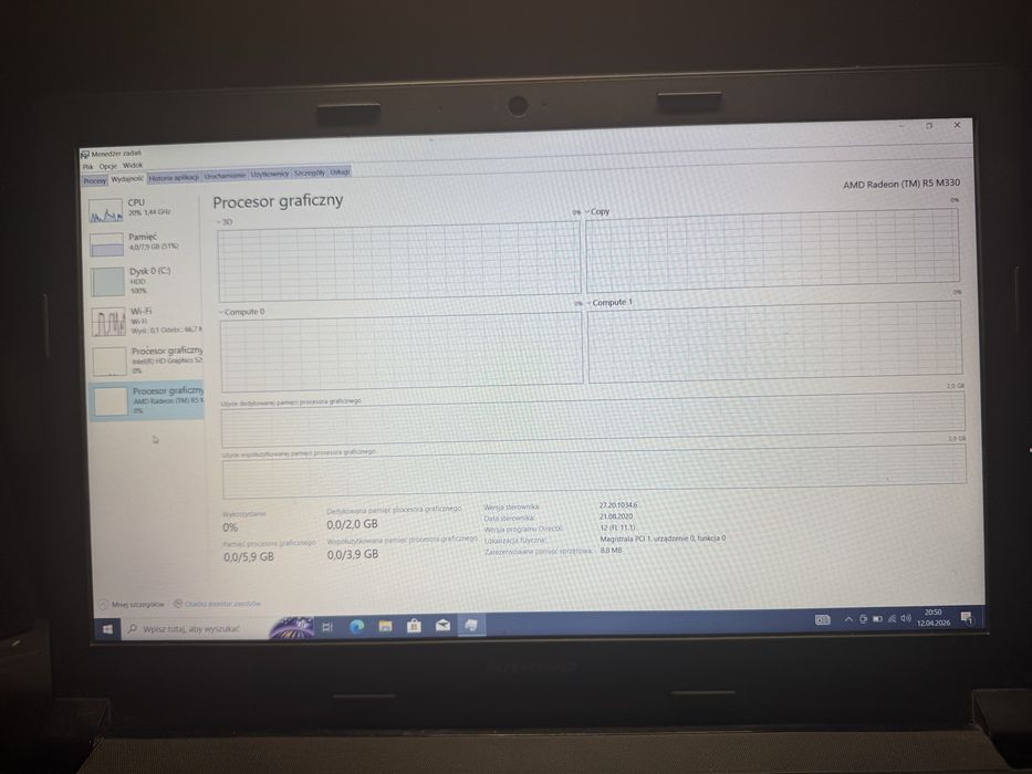 Sprzedam laptop lenovo