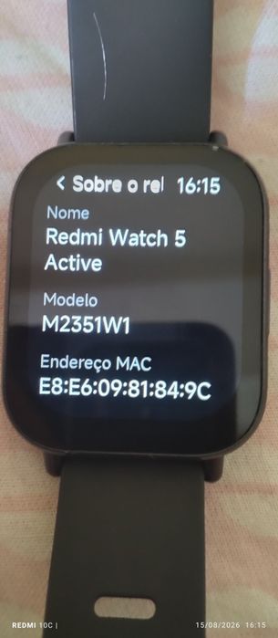Relógio redmi Watch  5 Active