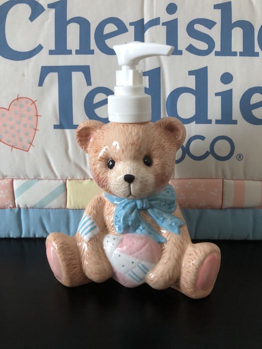 Вінтажний керамічний набір для ванної Cherished Teddies Enesco 1994