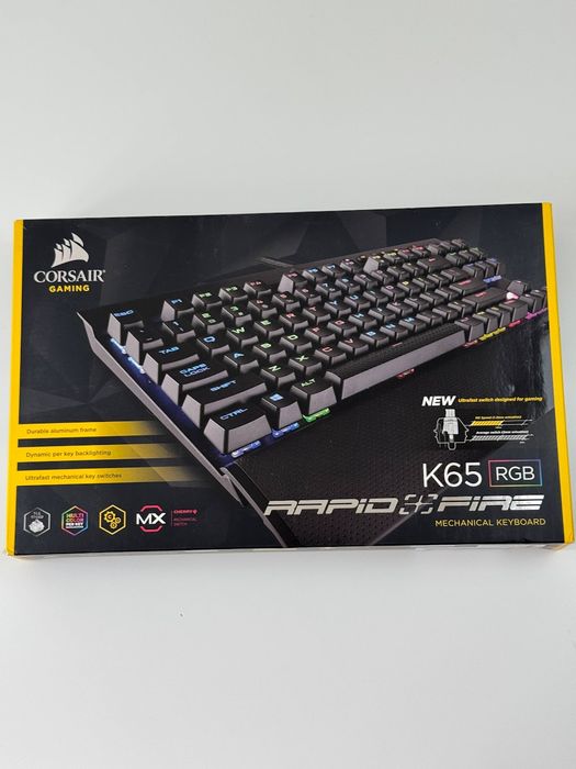 Клавіатура Corsair K65 LUX RGB Spanish Black (CH-9110014-ES)