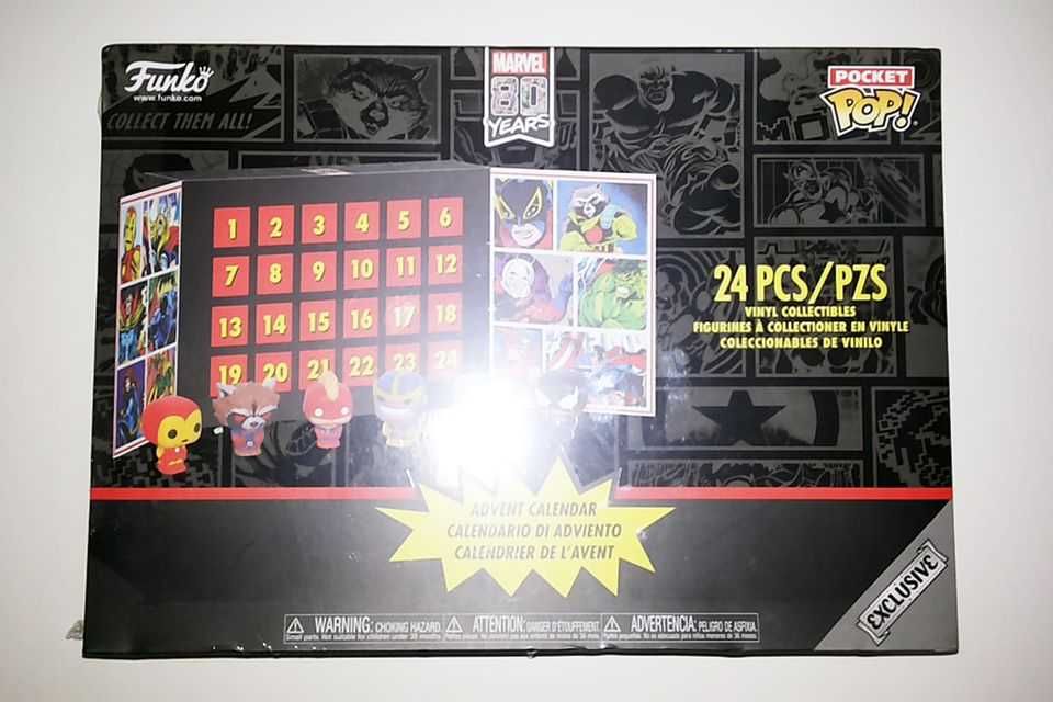 Funko POP ! Calendário Advento - Pocket Pop ! Marvel -  24 Fig . Vinyl