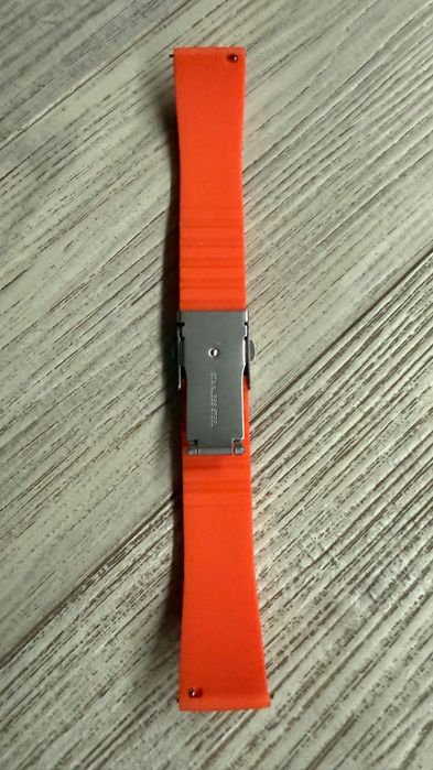 Pasek do zegarka uniwersalny pomarańczowy