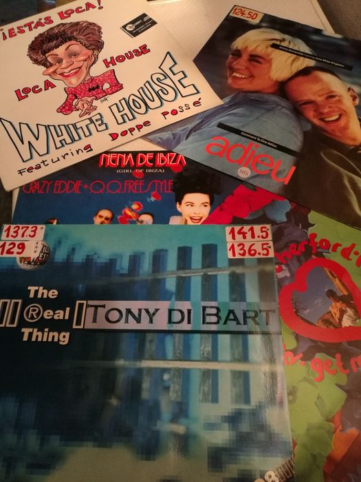 Maxi-singles vinil dos anos 80 e 90