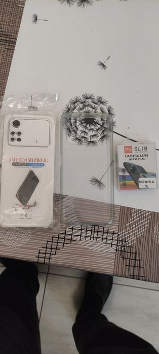 Etui silikon + szkło na aparat Poco M4 Pro 4g