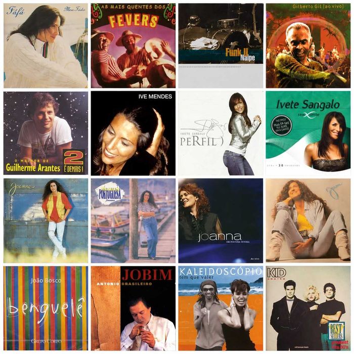 128 CDs - Musica Brasileira - Raros - Muito Bom Estado