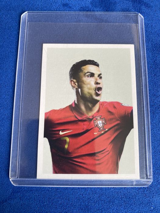 Cromo Cristiano Ronaldo Portugal Fome de Vencer Panini