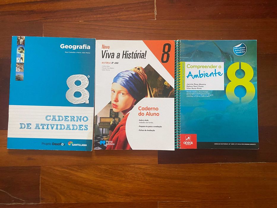 Cadernos de atividades 8 ano
