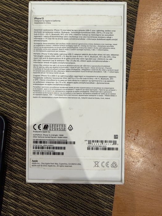 Iphone 13 ciemny niebieski