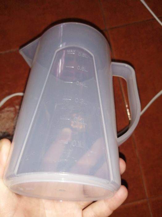 Conjunto de varinha mágica e copo, motor avariado.hoffen .