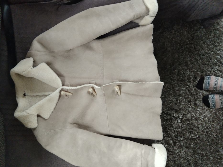 Kożuch damski, naturalny -S