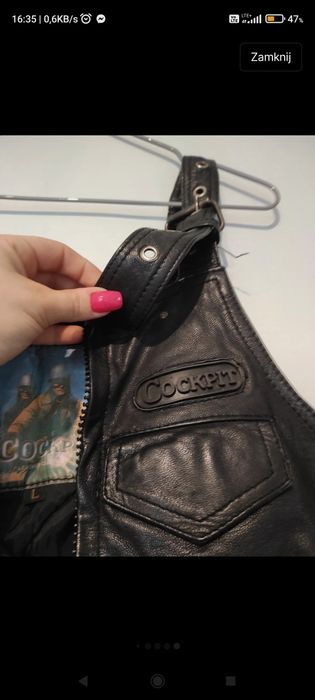 Kombinezon motocyklowy skórzany Cockpit