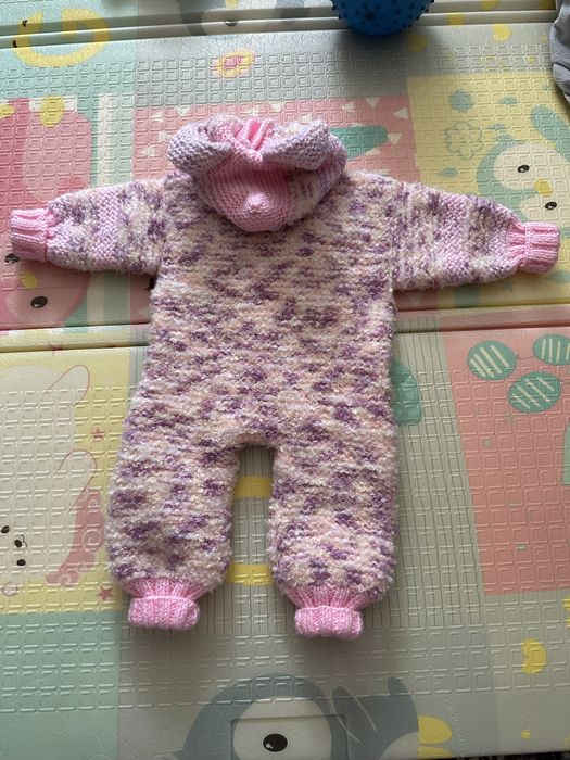 Вязаный комбинезон