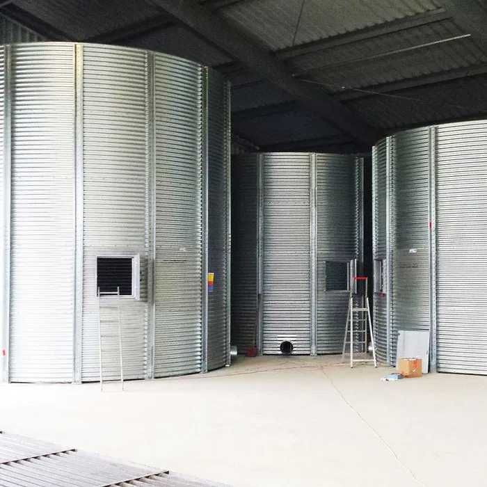Silos do zboża 100 ton Stan idealny Niemiecki falista blacha SILOSY