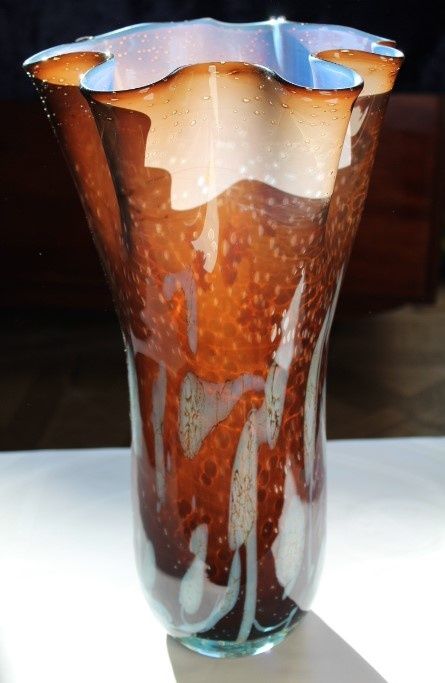 Велика гарна ваза ручної роботи