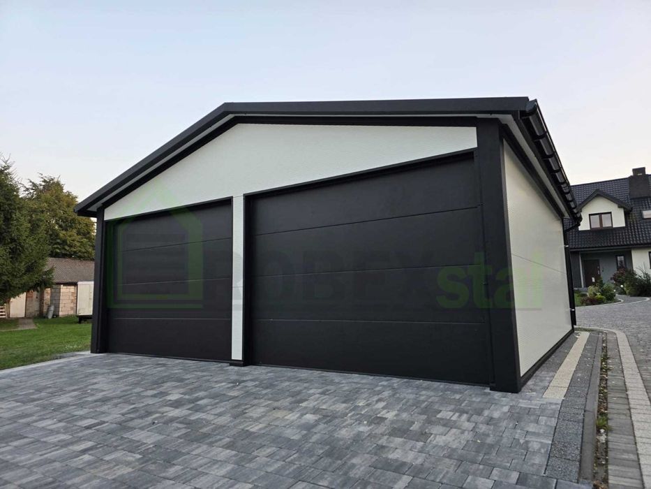 garaż ocieplany 6,3x5,5  płyta warstwowa KAŻDY WYMIAR MONTAŻ CAŁY KRAJ