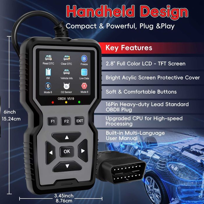 Scanner Automotivo Profissional OBD2