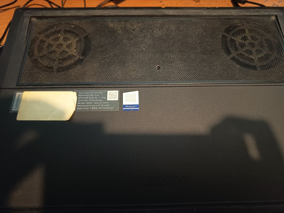 Lenovo Legion Y530-15inch – PARA PEÇAS / NÃO LIGA