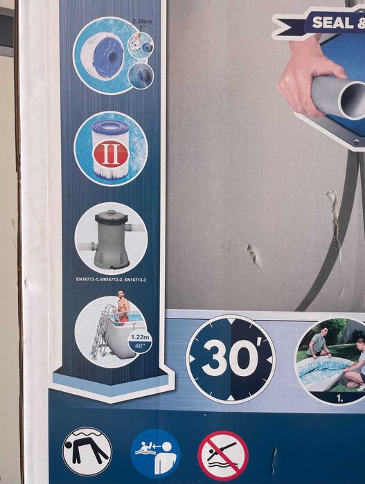 Piscina Bestway Power-steel 412x201x122 cm