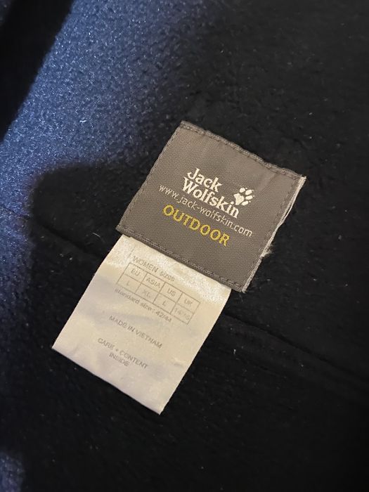 Флисовая зип худи Jack Wolfskin