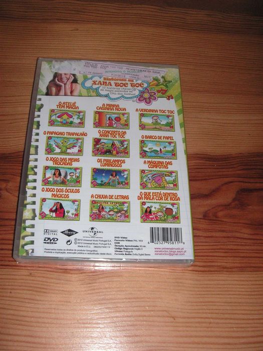 DVD As Histórias de Xana Toc-Toc (Novo) e A Noite de Natal do Ruca