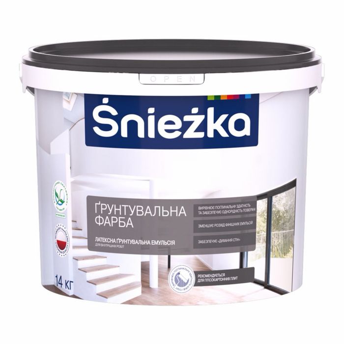 Фарба грунтувальна латексна Sniezka 10 л (14 кг)
