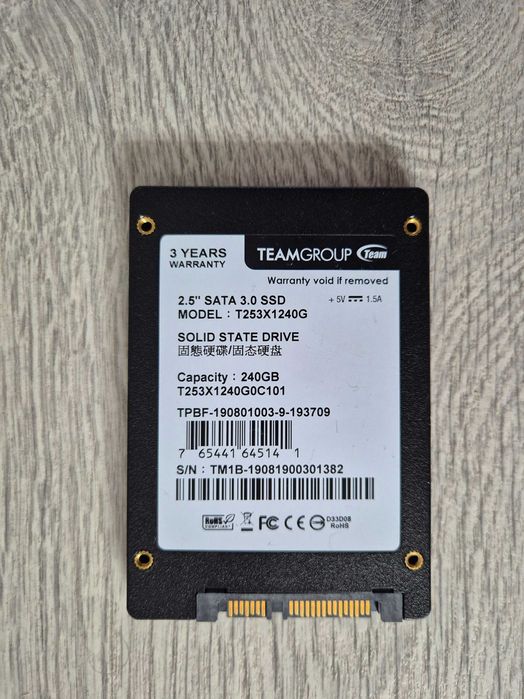 SSD диск 240GB Team GX1 (SATA3 \ 2.5"). Trade-in
