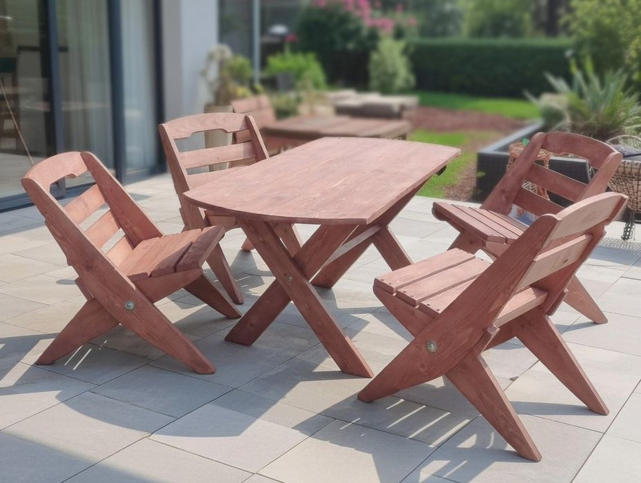 Nowy komplet mebli ogrodowych